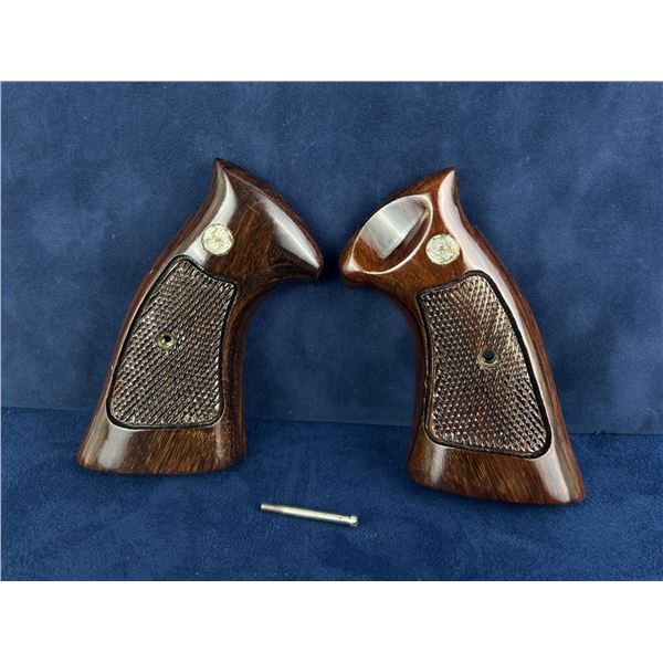 Smith & Wesson K Frame Rosewood Pistol Grips