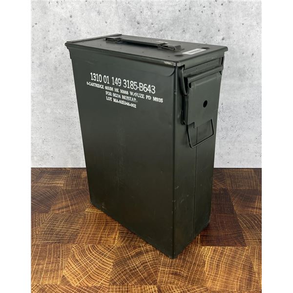 US Army Mortar Ammo Fuze Can