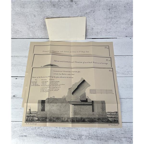 British Artillery Diagrams Prints