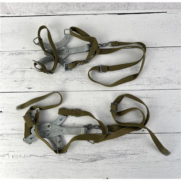 WW2 Mountain Division Ski Straps Ice Creepers