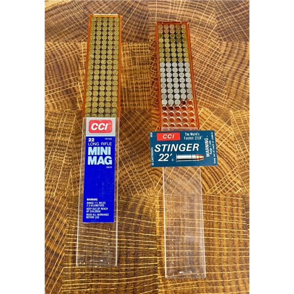 178 Rounds of CCI .22 LR Rifle Ammo