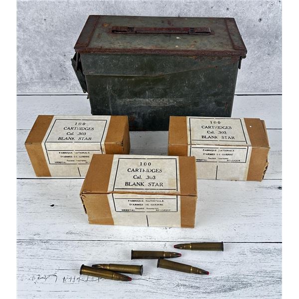 300 Rounds .303 Enfield Blank Star Rifle Ammo