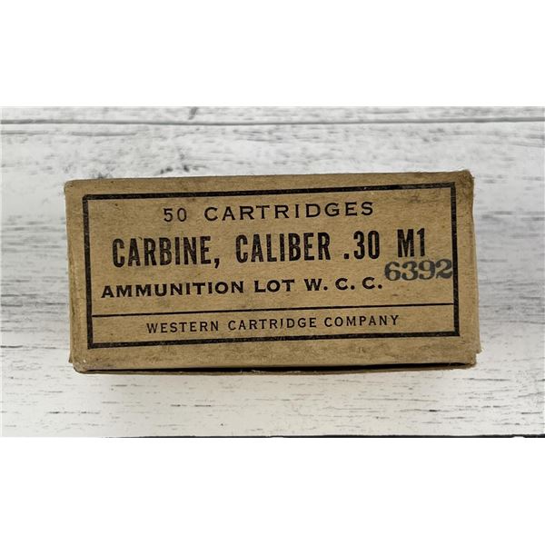 50 Rounds of .30 M1 Carbine Rifle Ammo