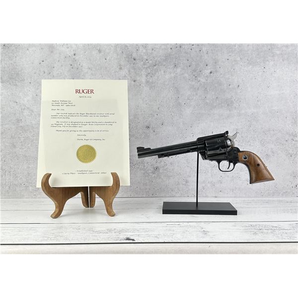 Ruger Blackhawk 4 Digit .44 Mag Flat Top Revolver