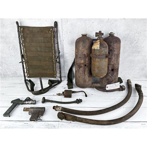 Unrestored WW2 Korean War M2 Flamethrower