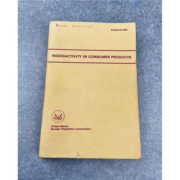 Radioactivity in Consumer Products