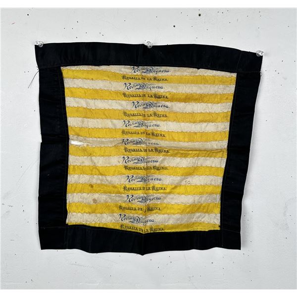 Folk Art Silk Cigar Band Tapestry