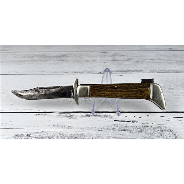 Antique Unmarked Folding Safety Pocket Knife