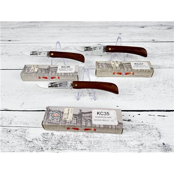 Robert Klaas Brown Mule Pocket Knives
