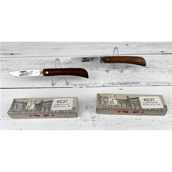 Robert Klaas Brown Mule Pocket Knives