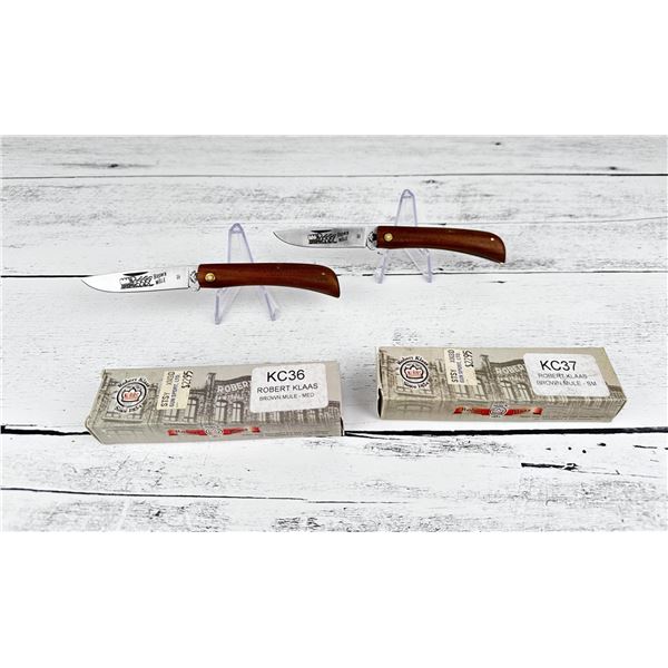 Robert Klaas Brown Mule Pocket Knives