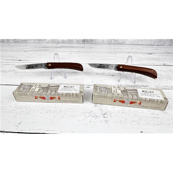 Robert Klaas Brown Mule Pocket Knives