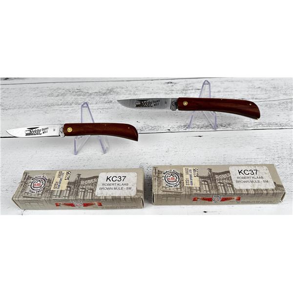Robert Klaas Brown Mule Pocket Knives