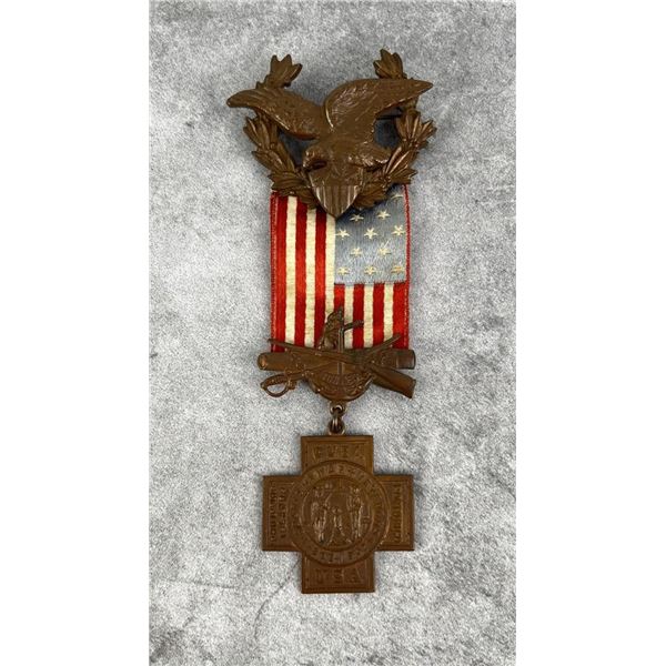 Spanish American War Medal Numbered
