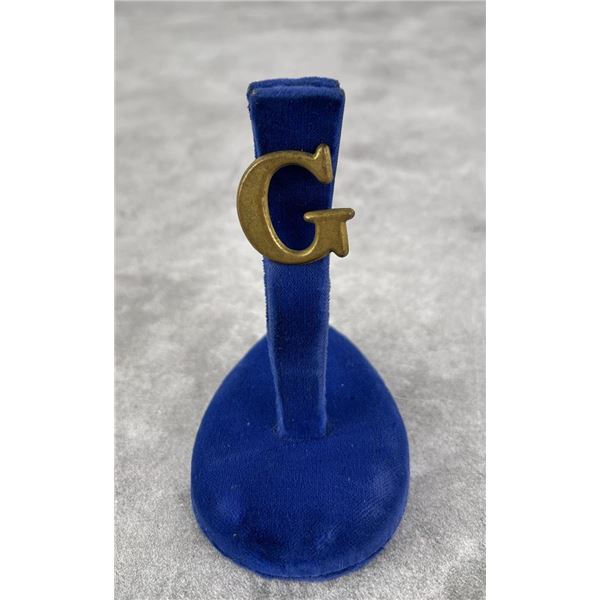 Civil War Company G Uniform Collar Brass