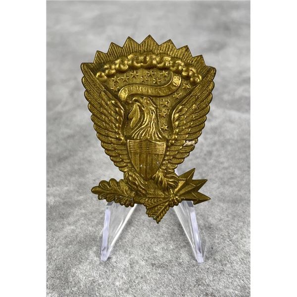 Civil War Hardee Hat Cap Device Badge