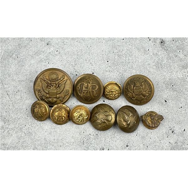 Civil War Indian Wars Buttons