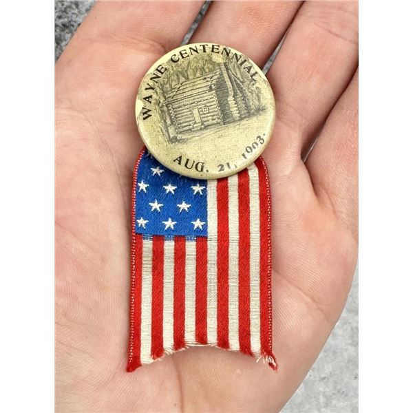 Wayne County Ohio Centennial Button