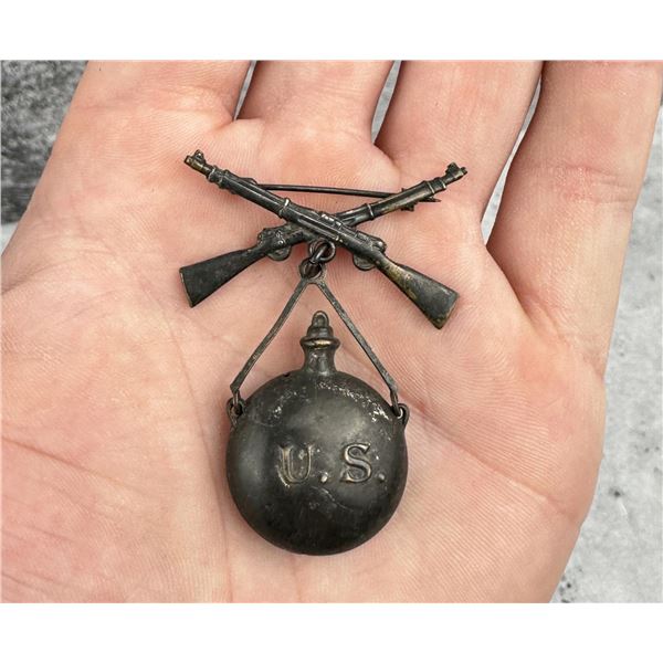 Spanish American War Sweetheart Pin