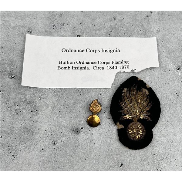 Civil War Ordnance Corps Insignia