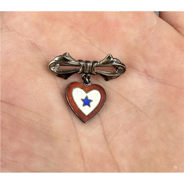 WW2 Son in Service Sweetheart Pin Sterling