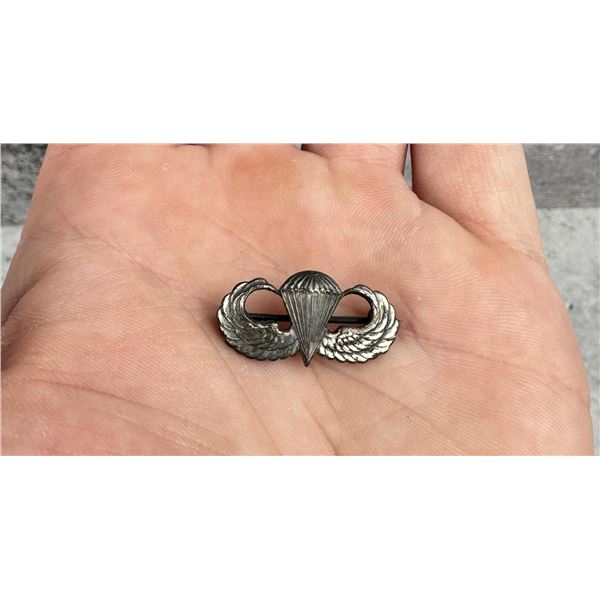 WW2 Paratrooper Jump Wings Sterling Silver