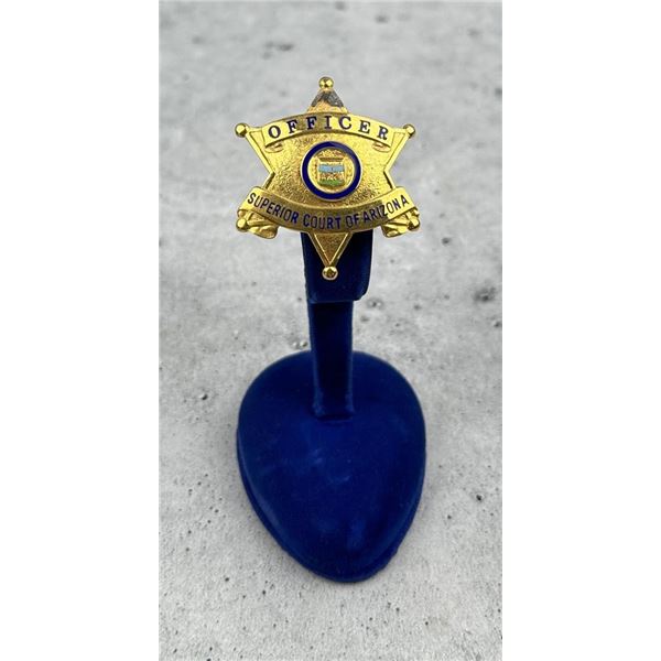 Superior Court of Arizona Officer Badge