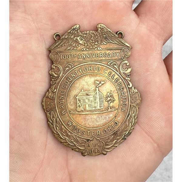 Wayne County Ohio Centennial Medal