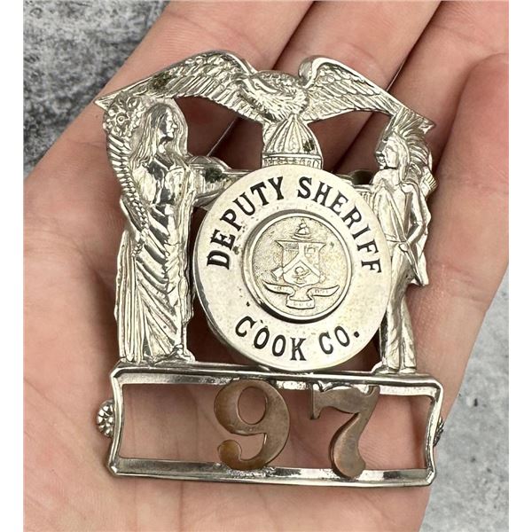 Deputy Sheriff Cook County Chicago Illinois Badge