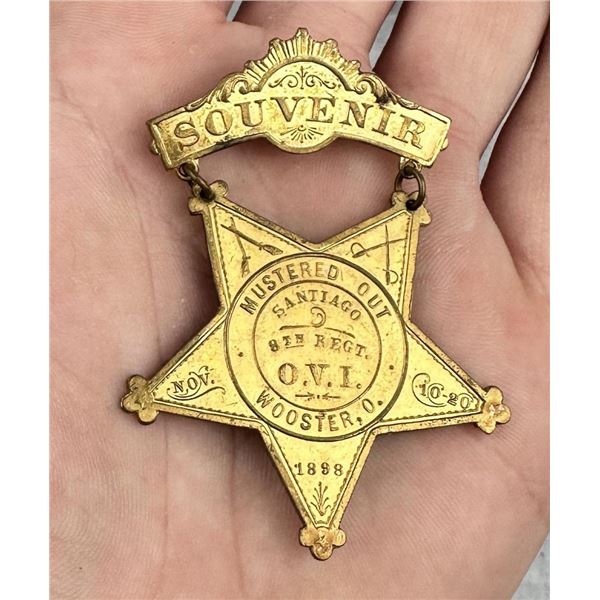 8th Ohio Volunteer Infantry Badge