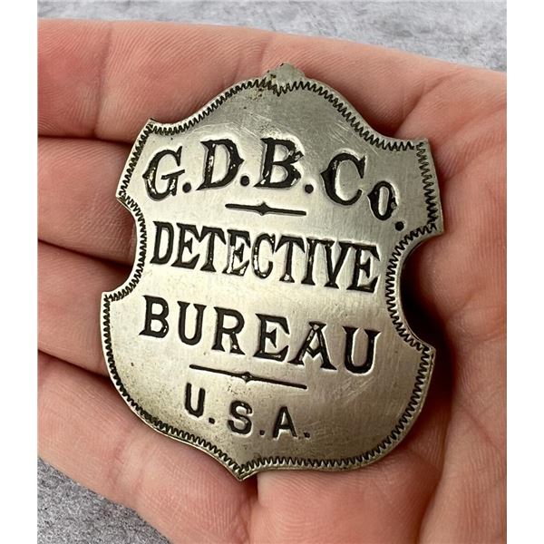 Antique Grannan & Co Detective Bureau Badge