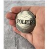 Image 1 : Antique Round Police Badge