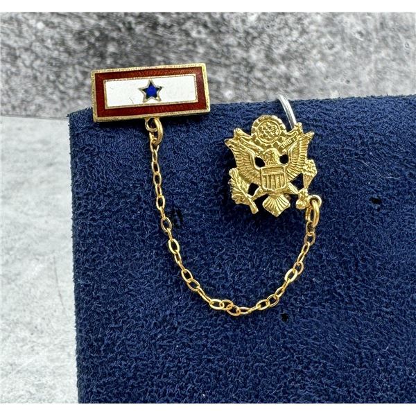 Kin In Service Pin WW2 US Army Son in Service Pin
