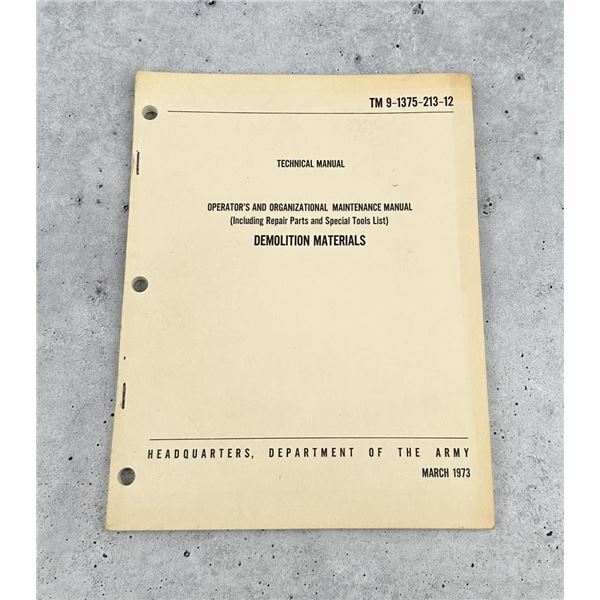 TM-9-1375 213 12 Demolition Materials