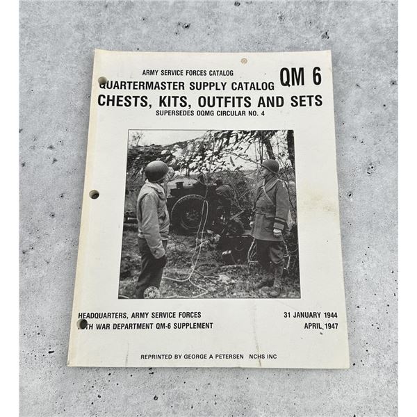 QM-6 Quartermaster Supply Catalog Reprint