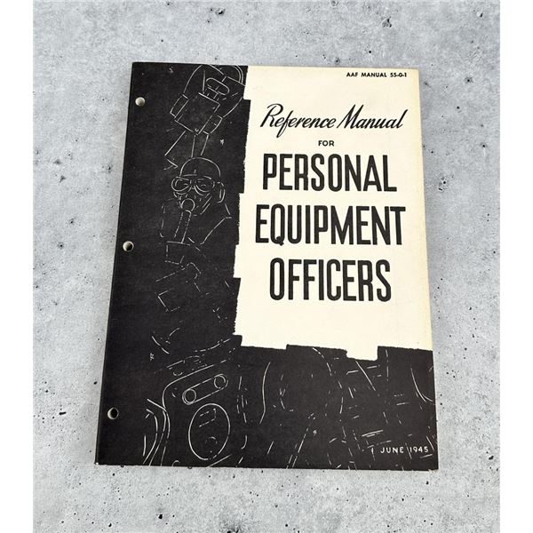 Manual 55-0-1 Manual Personal Equipment Officers