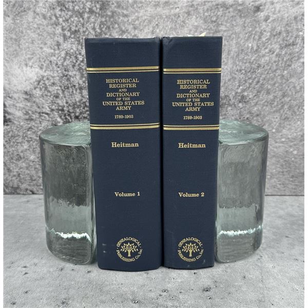 Historical Register Of The US Army Vol 1 & 2