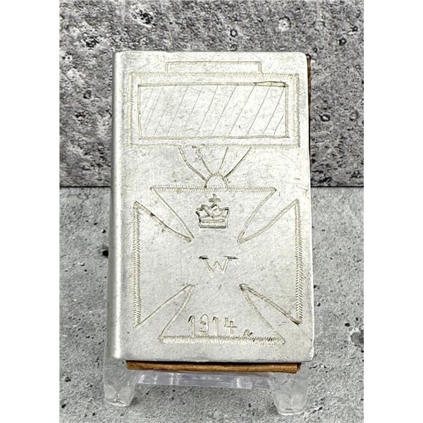 German WWI WW1 Trench Art Match Holder