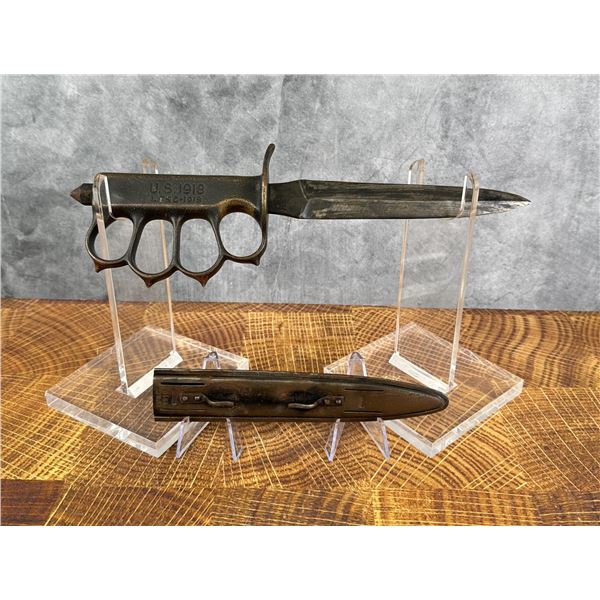 WW1 WWI 1918 Knuckle Trench Knife LF&C