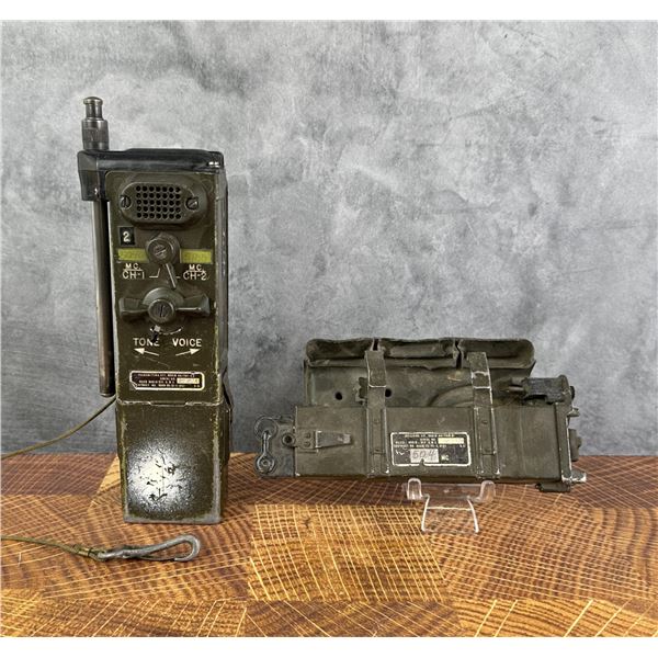 Vietnam War Helmet Receiver and Transmitter Unit