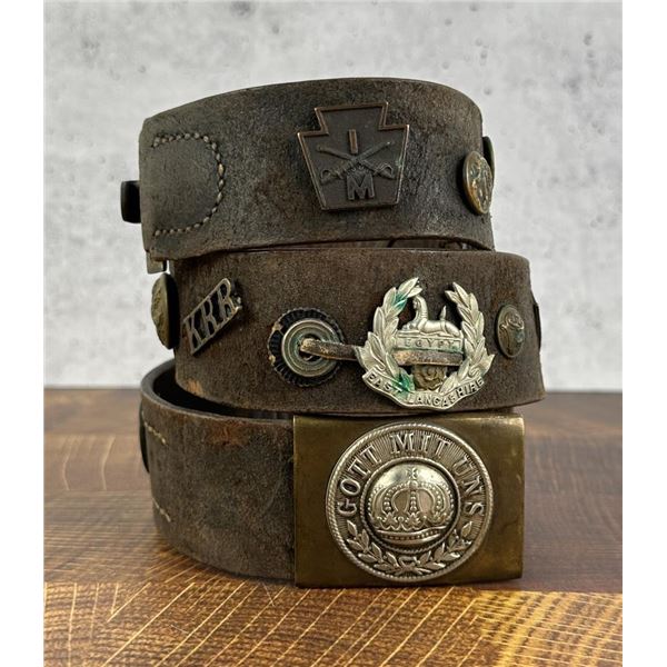 WW1 WWI German Hate Belt Bring Back Souvenir