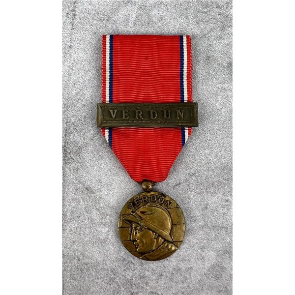 WW1 WWI French Military Verdun Campaign Medal