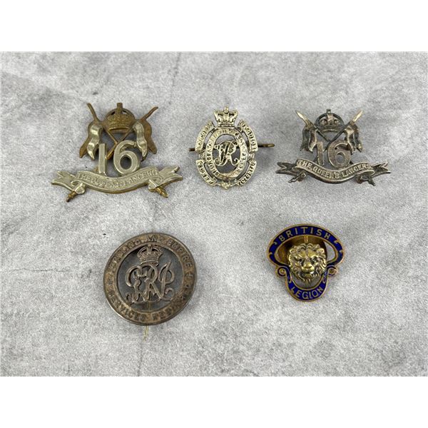 Lot of British Cap Badges