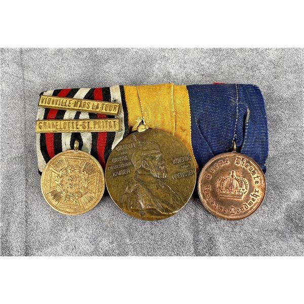 Prussian Military Medal Bar