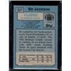 Image 2 : Bo Jackson ROOKIE CARD 1988 Topps #327