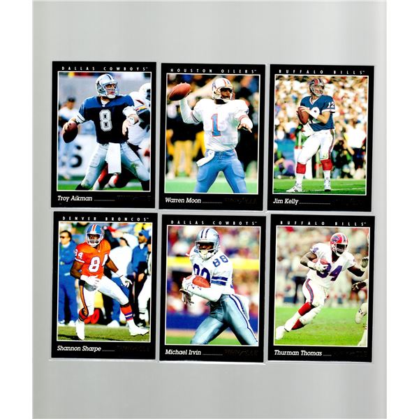 Aikman, Thurman Thomas, Jim Kelly, Bruce Smith, Irvin, Shannon Sharpe, Warren Moon, Reggie White, Ch