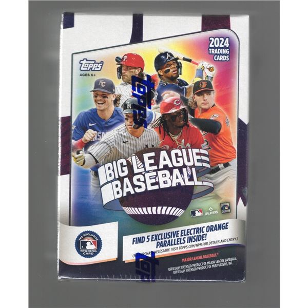 2024 Topps Big League Baseball Blaster Box - 5 Electric Orange ...