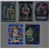 Image 1 : Lot of 5 Jayson Tatum Cards Including a Cracked Ice & other inserts