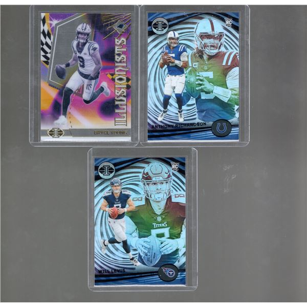Anthony Richardson RC, Bryce Young RC, Will Levis RC