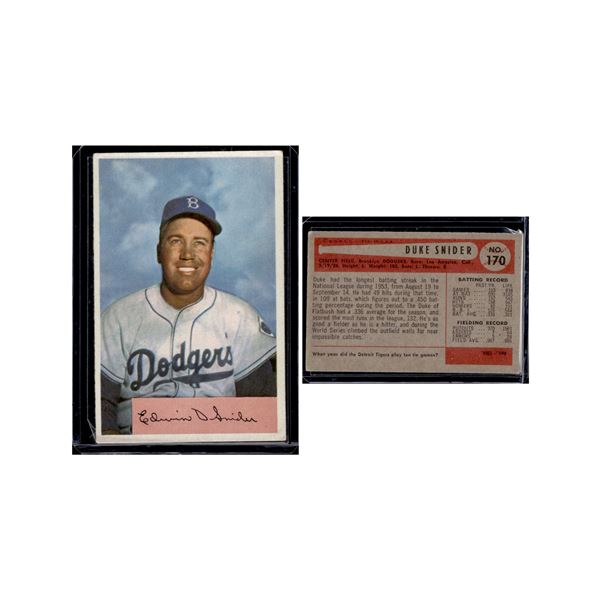 Duke Snider 1954 Bowman #170